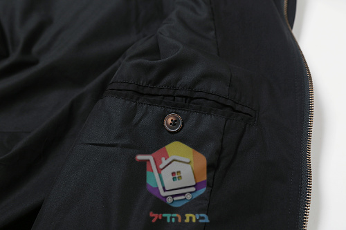 ז'קט Polo Ralph Lauren Bayport מפופלין עם רקמה בגב, שחור 6
