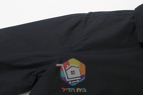 ז'קט Polo Ralph Lauren Bayport מפופלין עם רקמה בגב, שחור 11