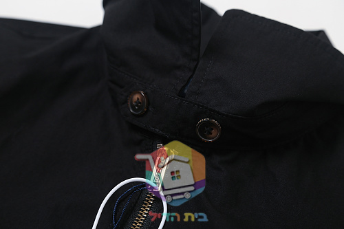 ז'קט Polo Ralph Lauren Bayport מפופלין עם רקמה בגב, שחור 14