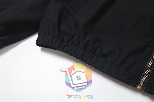 ז'קט Polo Ralph Lauren Bayport מפופלין עם רקמה בגב, שחור 24
