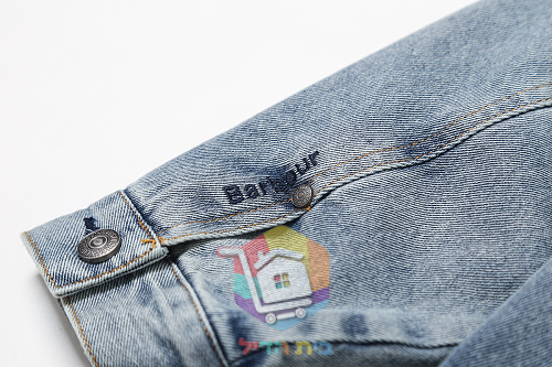 ז'קט ג'ינס Levi's x Barbour Type II Trucker, כחול בהיר 2