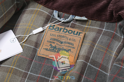 ז'קט ג'ינס Levi's x Barbour Type II Trucker, כחול בהיר 9