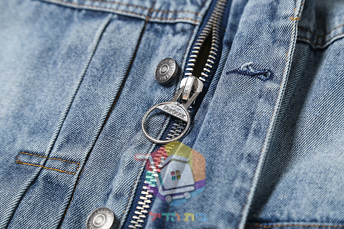 ז'קט ג'ינס Levi's x Barbour Type II Trucker, כחול בהיר 11