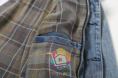 ז'קט ג'ינס Levi's x Barbour Type II Trucker, כחול בהיר 12