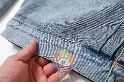 ז'קט ג'ינס Levi's x Barbour Type II Trucker, כחול בהיר 15