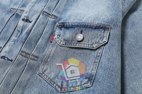 ז'קט ג'ינס Levi's x Barbour Type II Trucker, כחול בהיר 20