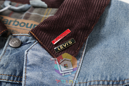 ז'קט ג'ינס Levi's x Barbour Type II Trucker, כחול בהיר 23