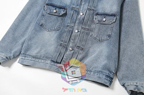 ז'קט ג'ינס Levi's x Barbour Type II Trucker, כחול בהיר 29