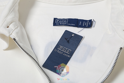ז'קט Polo Ralph Lauren Bayport לבן עם פרה בגב, תמונה 8