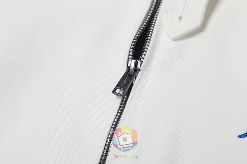 ז'קט Polo Ralph Lauren Bayport לבן עם פרה בגב, תמונה 11