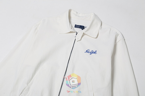 ז'קט Polo Ralph Lauren Bayport לבן עם פרה בגב, תמונה 16