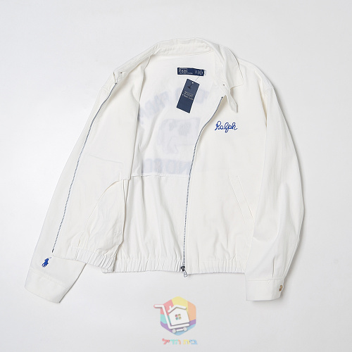 ז'קט Polo Ralph Lauren Bayport לבן עם פרה בגב, תמונה 17