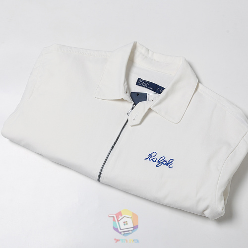 ז'קט Polo Ralph Lauren Bayport לבן עם פרה בגב, תמונה 18