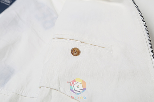 ז'קט Polo Ralph Lauren Bayport לבן עם פרה בגב, תמונה 20