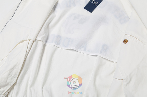 ז'קט Polo Ralph Lauren Bayport לבן עם פרה בגב, תמונה 21