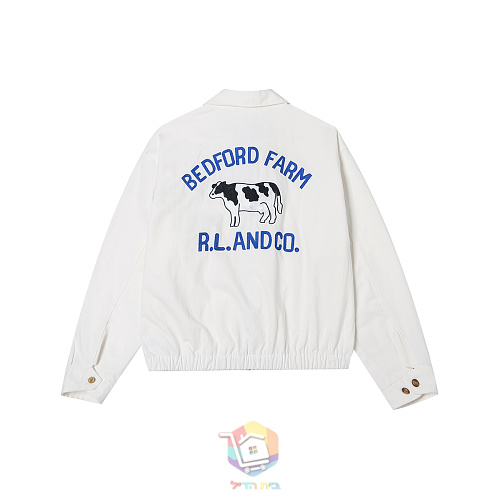ז'קט Polo Ralph Lauren Bayport לבן עם פרה בגב, תמונה 22