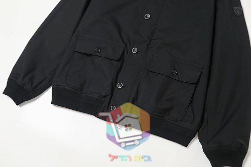 ז'קט Polo Ralph Lauren עם צווארון עומד, שחור, חאקי 1