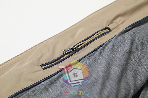 ז'קט Polo Ralph Lauren עם צווארון עומד, שחור, חאקי 8