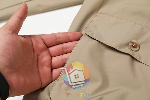 ז'קט Polo Ralph Lauren עם צווארון עומד, שחור, חאקי 17