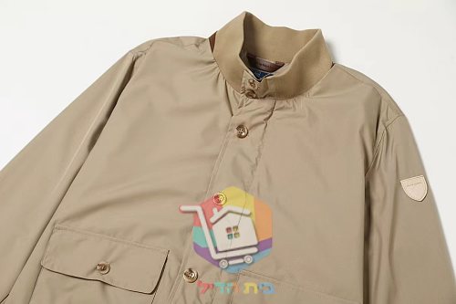 ז'קט Polo Ralph Lauren עם צווארון עומד, שחור, חאקי 21