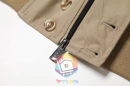 ז'קט Polo Ralph Lauren עם צווארון עומד, שחור, חאקי 27
