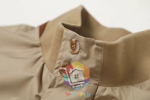 ז'קט Polo Ralph Lauren עם צווארון עומד, שחור, חאקי 28