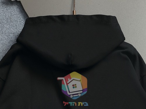 קפוצ'ון Balenciaga עם הדפס כתמי צבע, שמנת, שחור 10