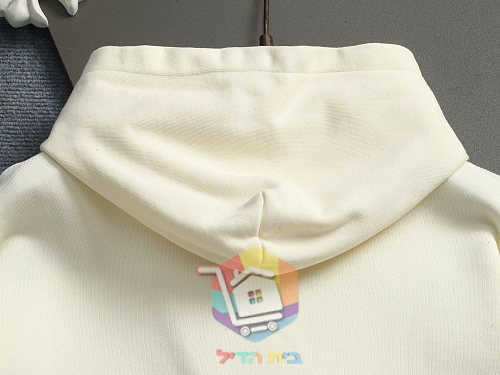 קפוצ'ון Balenciaga עם הדפס כתמי צבע, שמנת, שחור 23