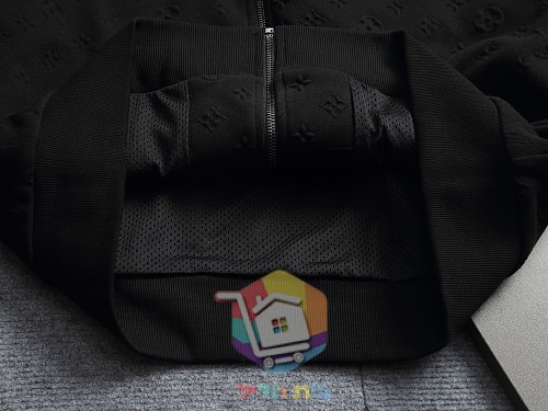 ז'קט רוכסן Louis Vuitton עם דוגמת לוגו מוטבעת, שלושה גוונים 3