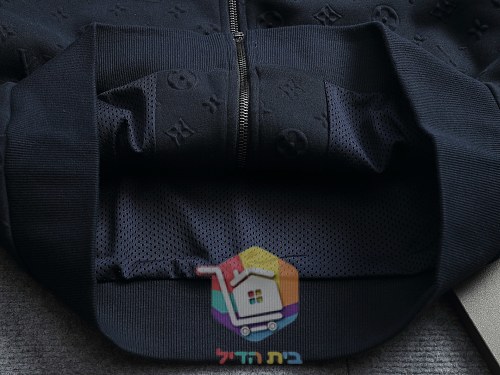ז'קט רוכסן Louis Vuitton עם דוגמת לוגו מוטבעת, שלושה גוונים 14
