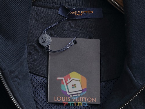 ז'קט רוכסן Louis Vuitton עם דוגמת לוגו מוטבעת, שלושה גוונים 15