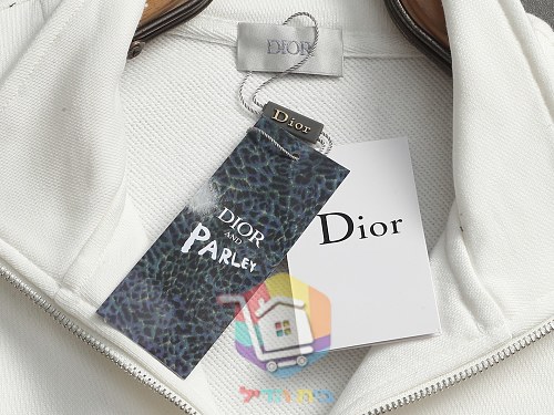 סווטשירט Dior עם רוכסן קצר בשלושה גוונים 13