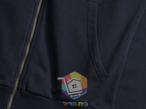 קפוצ'ון רוכסן Louis Vuitton, אפור, כחול כהה 2