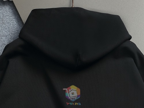 קפוצ'ון Balenciaga עם הדפס לוגו בסגנון מכחול, לבן או שחור, תמונה 3