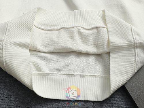קפוצ'ון Balenciaga עם הדפס לוגו בסגנון מכחול, לבן או שחור, תמונה 15