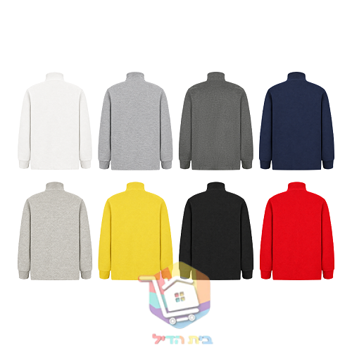 סוודר Polo Ralph Lauren Estate-Rib עם רוכסן קצר, שמונה גוונים 100