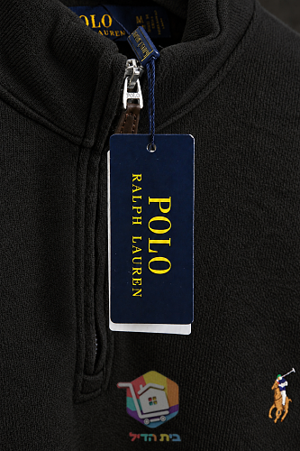 סוודר Polo Ralph Lauren Estate-Rib עם רוכסן קצר, שמונה גוונים 18