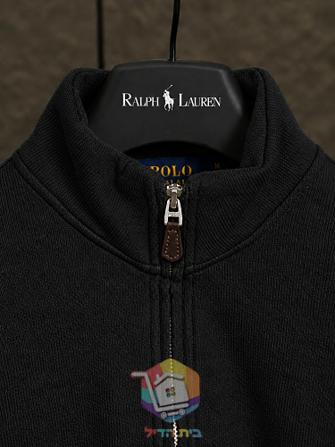 סוודר Polo Ralph Lauren Estate-Rib עם רוכסן קצר, שמונה גוונים 19