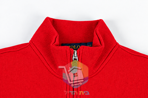 סוודר Polo Ralph Lauren Estate-Rib עם רוכסן קצר, שמונה גוונים 54