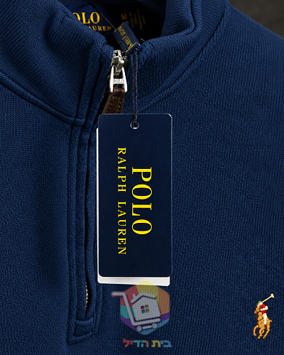 סוודר Polo Ralph Lauren Estate-Rib עם רוכסן קצר, שמונה גוונים 66