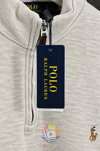סוודר Polo Ralph Lauren Estate-Rib עם רוכסן קצר, שמונה גוונים 87