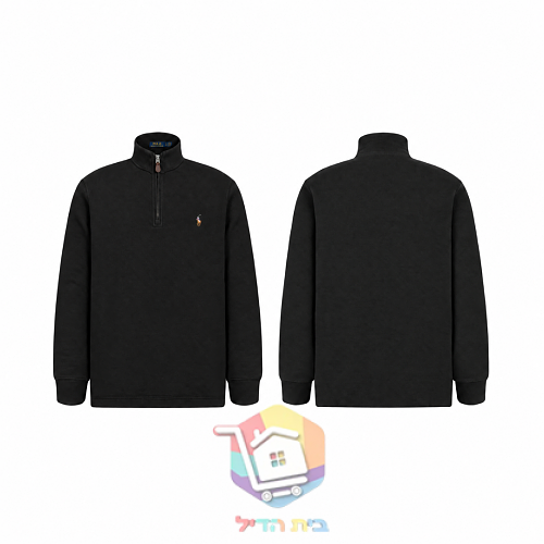 סוודר Polo Ralph Lauren Estate-Rib עם רוכסן קצר, שמונה גוונים 93