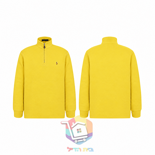סוודר Polo Ralph Lauren Estate-Rib עם רוכסן קצר, שמונה גוונים 94