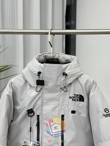 מעיל פוך The North Face Summit Series Himalayan, אפור בהיר, שחור 6