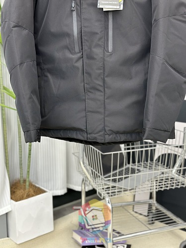מעיל פוך The North Face Summit Series Himalayan, אפור בהיר, שחור 16