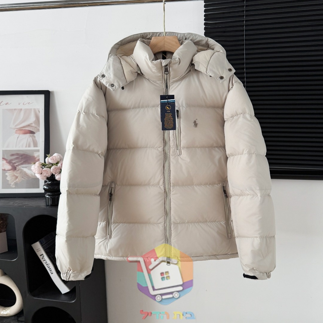 מעיל פוך Polo Ralph Lauren Gorham עם קפוצ'ון, ארבעה גוונים