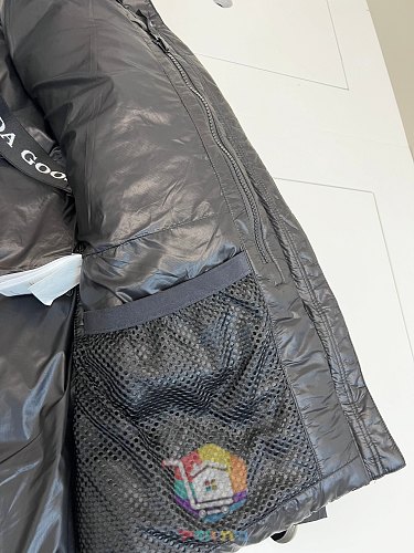מעיל פוך Canada Goose Crofton Puffer, כסף, שחור 3