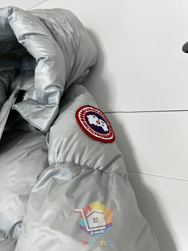 מעיל פוך Canada Goose Crofton Puffer, כסף, שחור 14