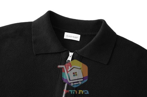 קרדיגן סריג Moncler עם רוכסן וצווארון פולו, שלושה גוונים 16