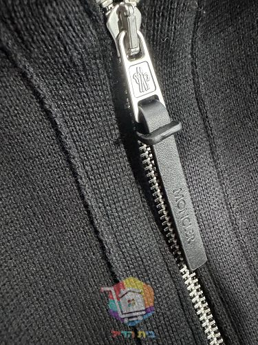 קרדיגן סריג Moncler עם רוכסן וצווארון פולו, שלושה גוונים 32